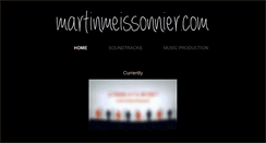 Desktop Screenshot of martinmeissonnier.com